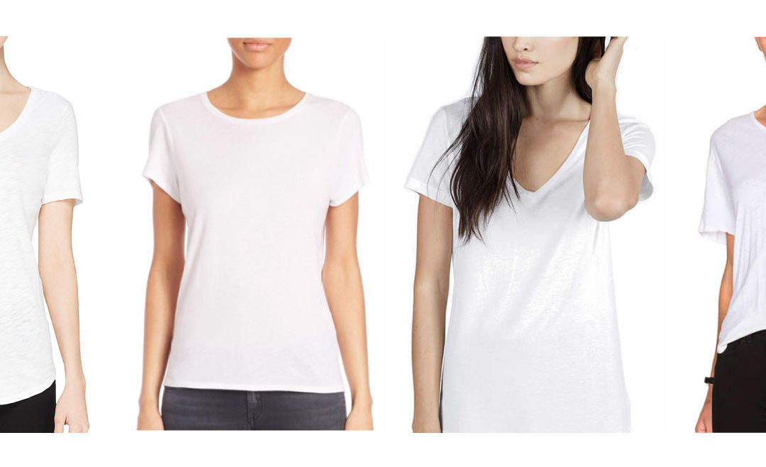 Top 4 White Tee’s for Women and Men